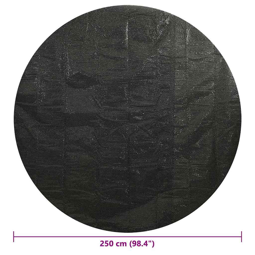 Pokrivač za bazen crni 250 cm PE