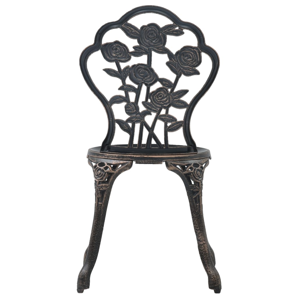 3-dijelni bistro set od lijevanog aluminija