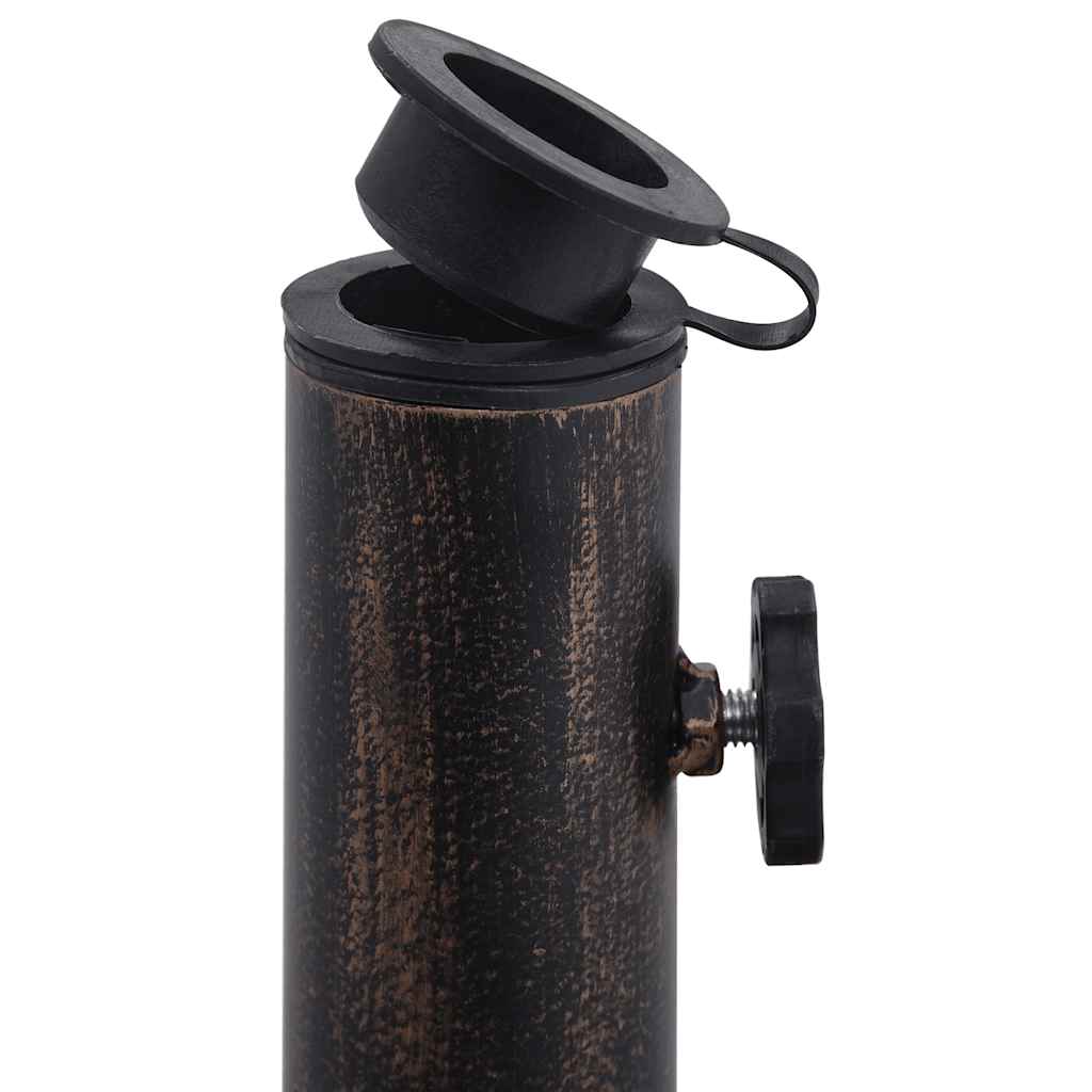 Stalak za suncobran brončani 12 kg 48 cm od lijevanog željeza