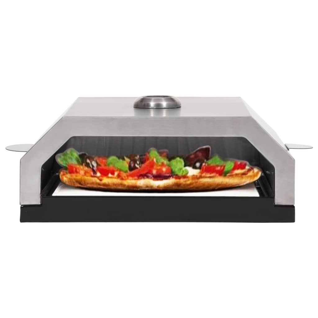 Pećnica za pizzu s keramičkim kamenom na plin ili drveni ugljen