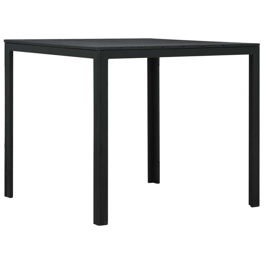 Stolić za kavu 78 x 78 x 74 cm HDPE s izgledom drva