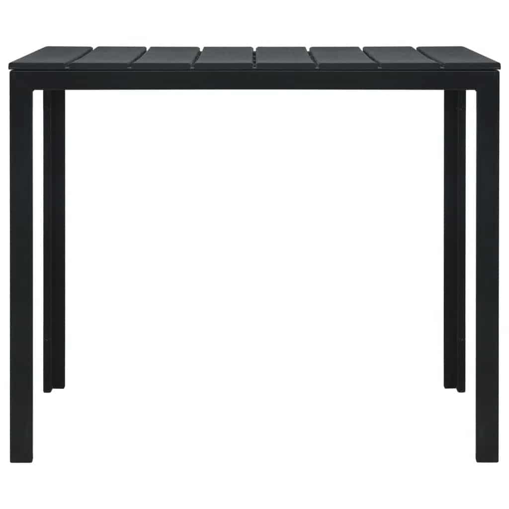Stolić za kavu 78 x 78 x 74 cm HDPE s izgledom drva
