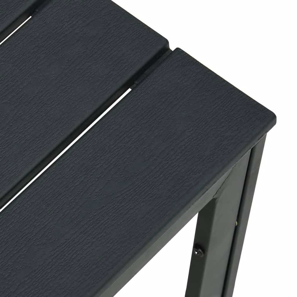 Stolić za kavu 78 x 78 x 74 cm HDPE s izgledom drva