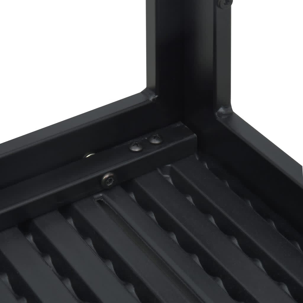 Stolić za kavu 78 x 78 x 74 cm HDPE s izgledom drva