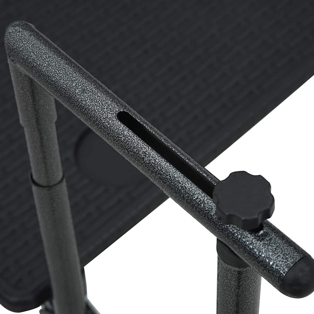Viseći balkonski stol crni 60 x 64 x 83,5 cm plastični