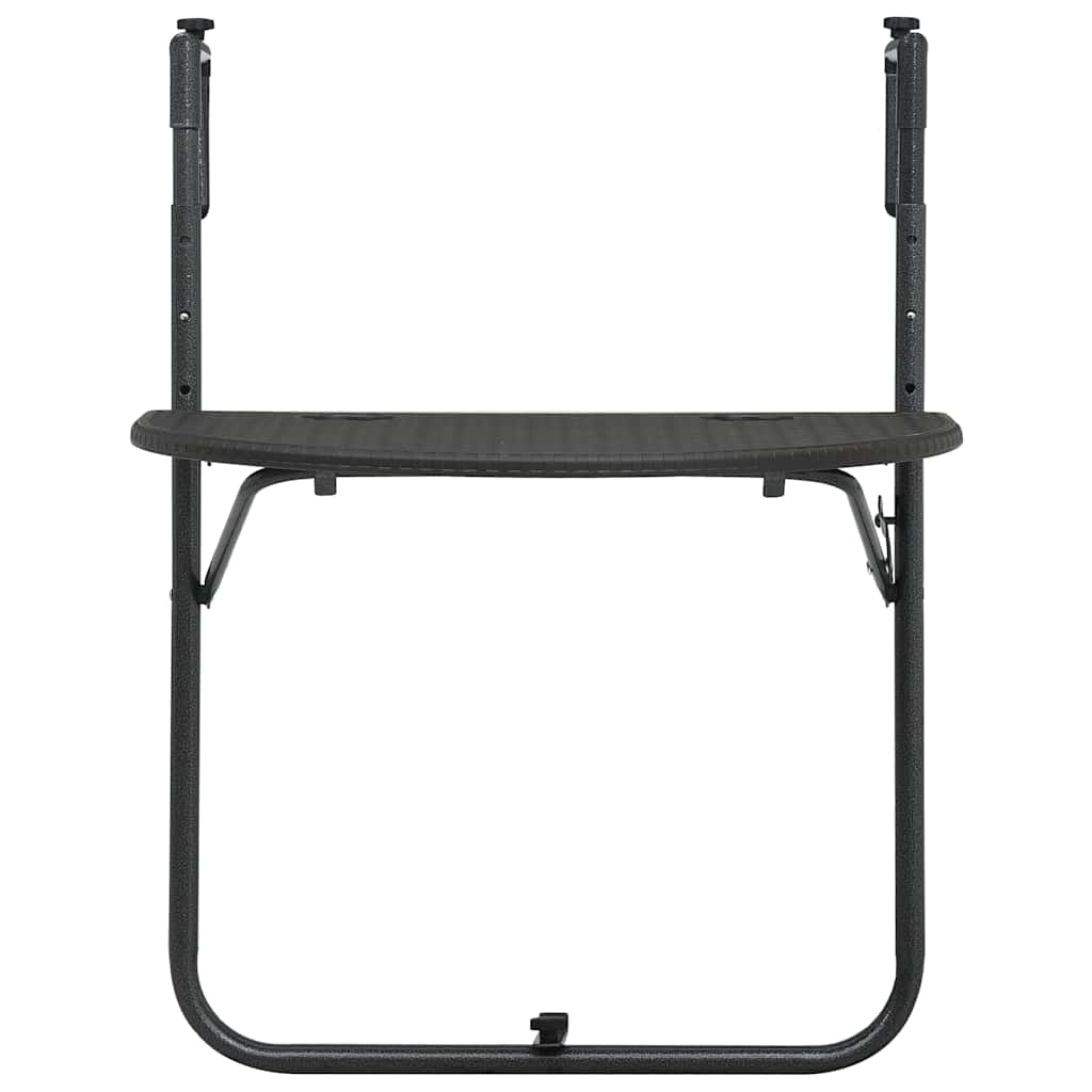 Viseći balkonski stol smeđi 60 x 64 x 83,5 cm plastični