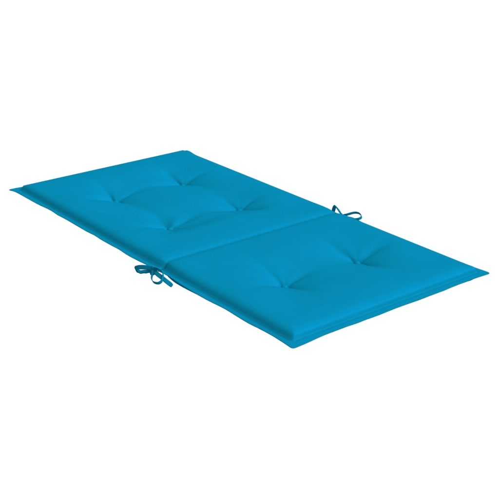 Jastuci za vrtne stolice 2 kom plavi 100 x 50 x 3 cm od tkanine