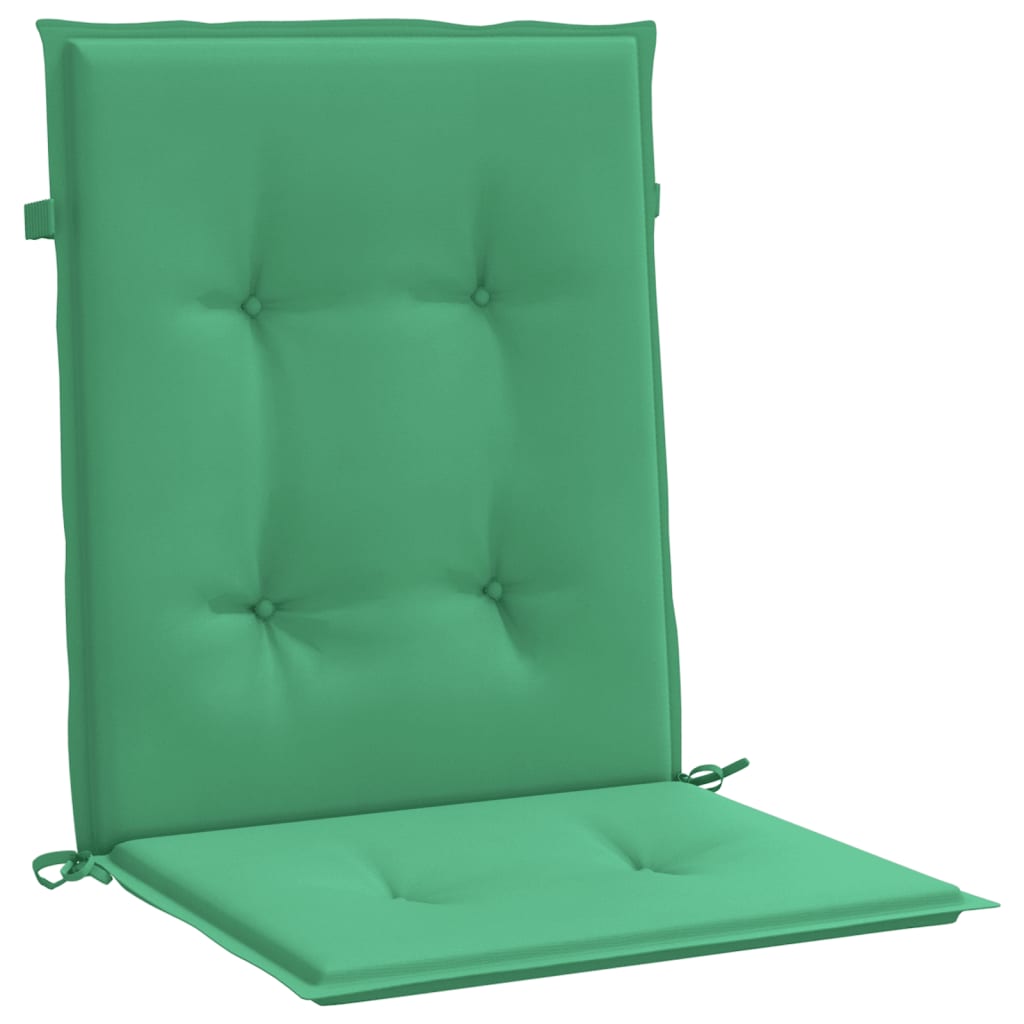 Jastuci za vrtne stolice 4 kom zeleni 100x50x3 cm od tkanine