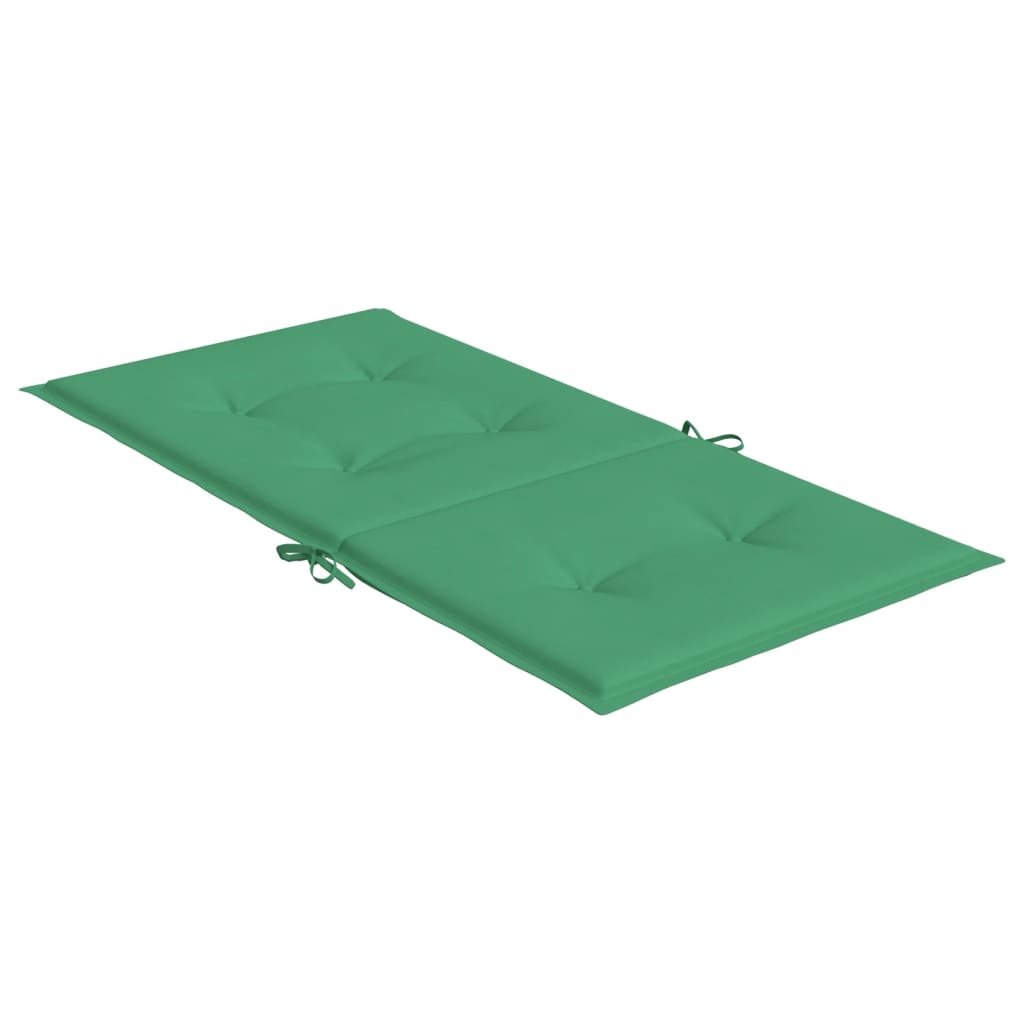 Jastuci za vrtne stolice 4 kom zeleni 100x50x3 cm od tkanine