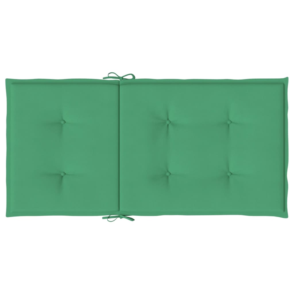 Jastuci za vrtne stolice 4 kom zeleni 100x50x3 cm od tkanine