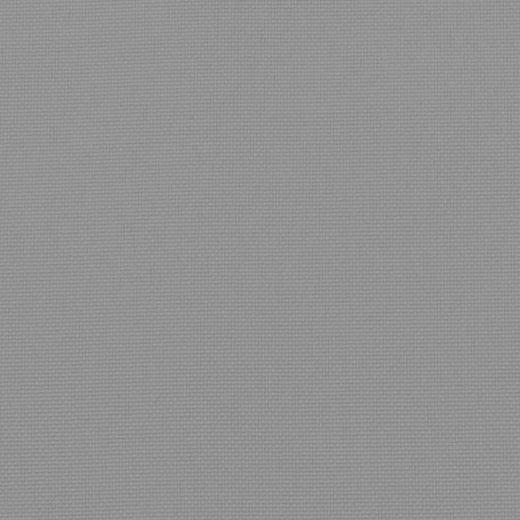 Jastuci za vrtne stolice 4 kom sivi 40x40x4 cm od tkanine