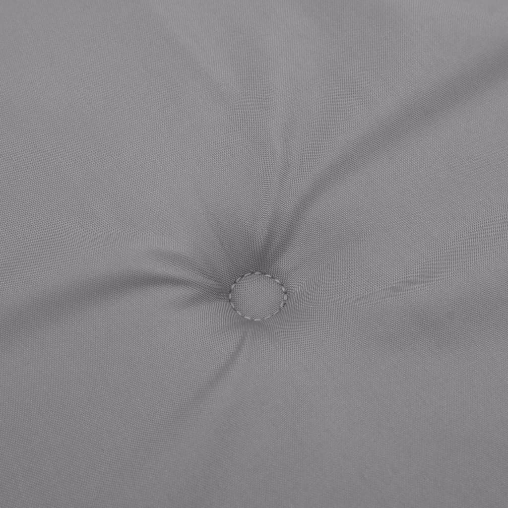 Jastuci za vrtne stolice 2 kom sivi 50 x 50 x 4 cm od tkanine