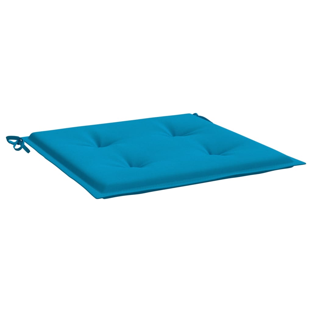 Jastuci za vrtne stolice 2 kom plavi 50 x 50 x 4 cm od tkanine