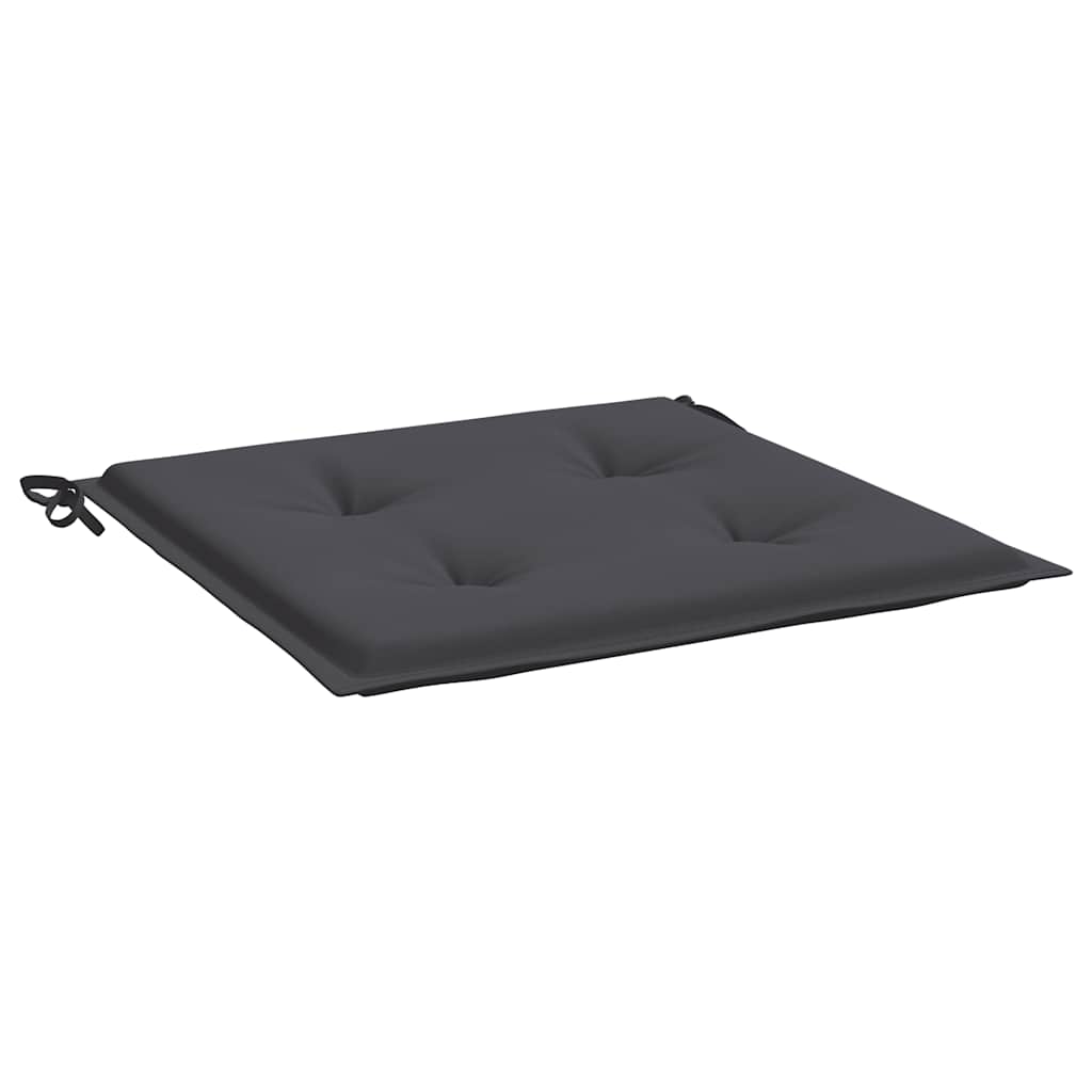 Jastuci za vrtne stolice 2 kom antracit 50x50x4 cm od tkanine
