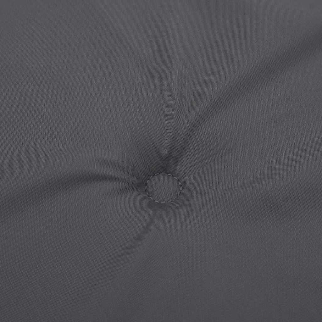 Jastuci za vrtne stolice 2 kom antracit 50x50x4 cm od tkanine