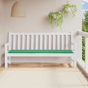 Jastuk za vrtnu klupu zeleni 200 x 50 x 3 cm od tkanine Oxford