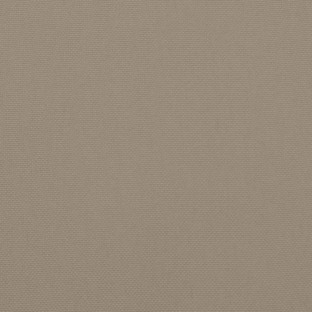 Jastuk za vrtnu klupu smeđesivi 120x50x4 cm tkanina Oxford