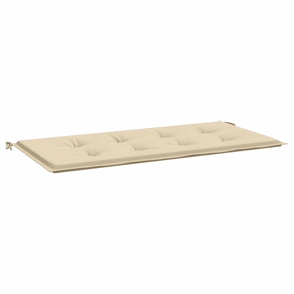 Jastuk za vrtnu klupu bež 120x50x4 cm od tkanine Oxford