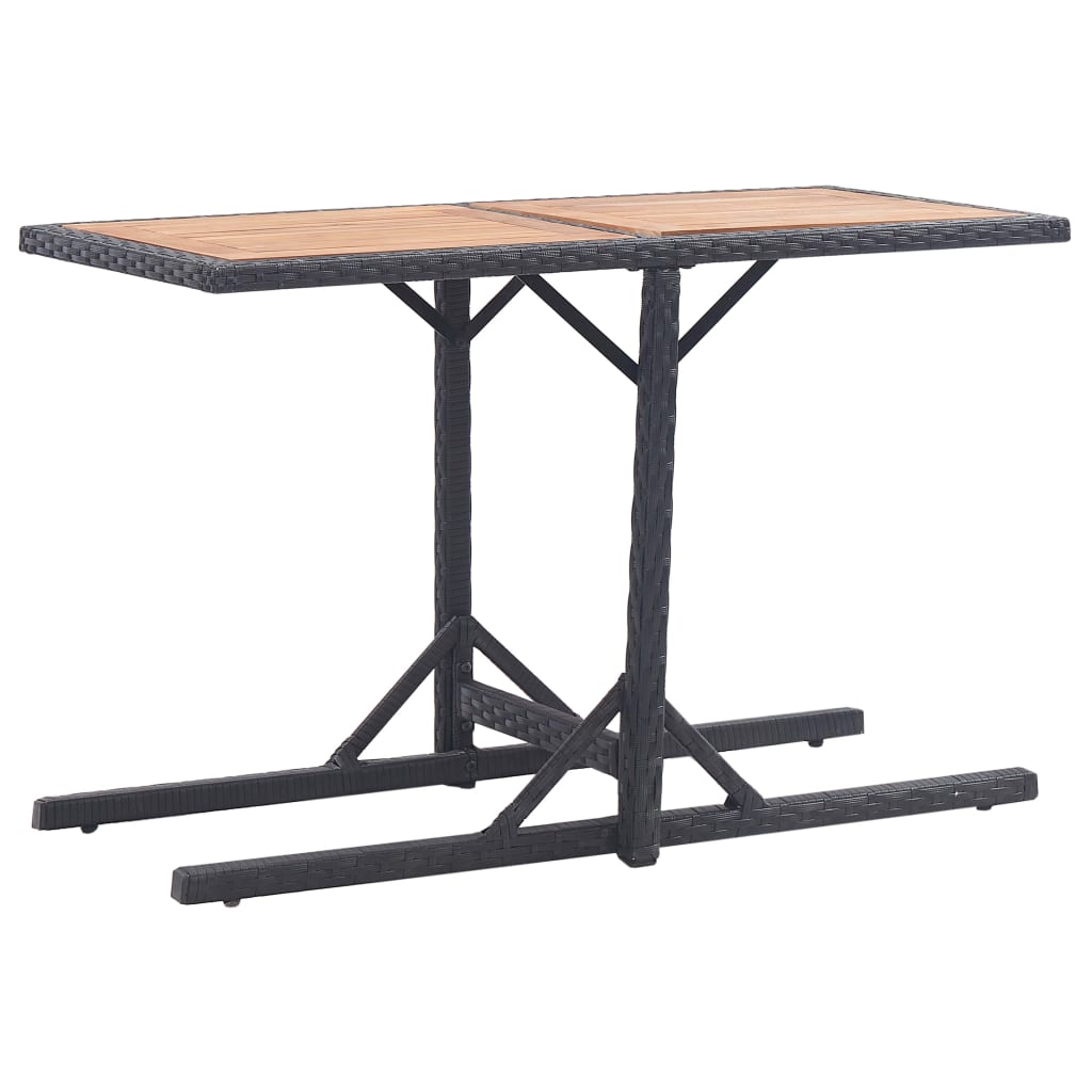 Vrtni stol 110 x 53 x 72 cm stakleni i poliratan