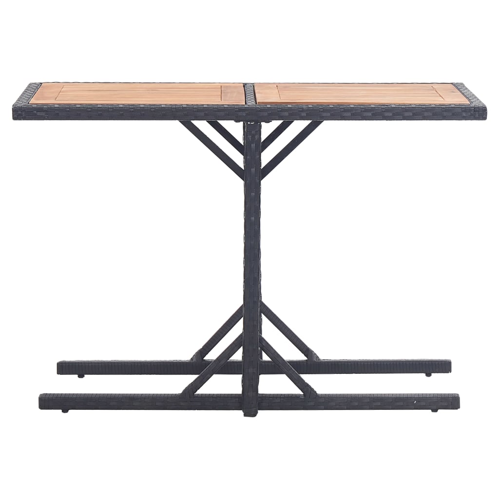 Vrtni stol 110 x 53 x 72 cm stakleni i poliratan