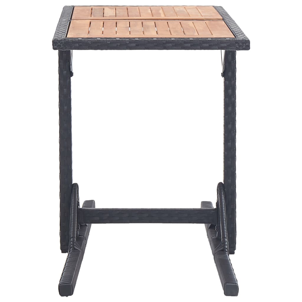 Vrtni stol 110 x 53 x 72 cm stakleni i poliratan