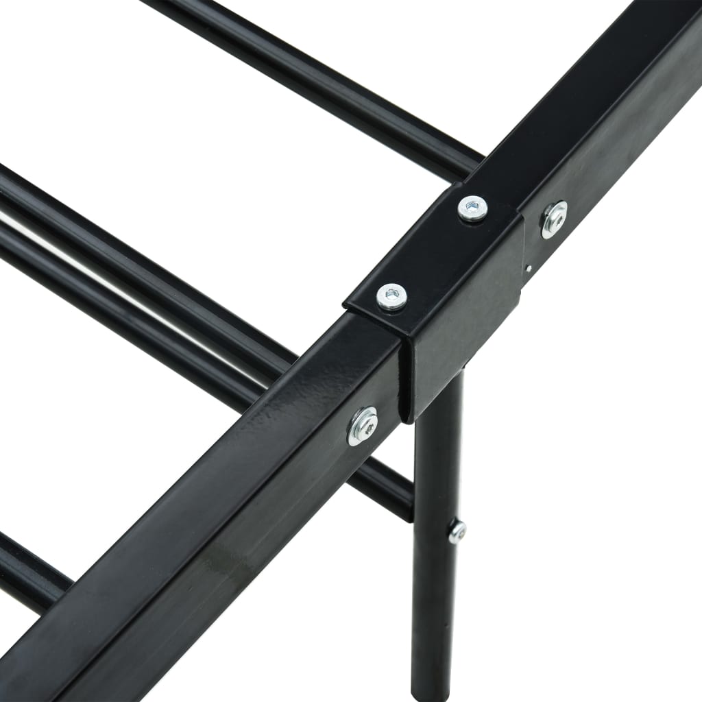 Okvir za krevet crni metalni 180 x 200 cm