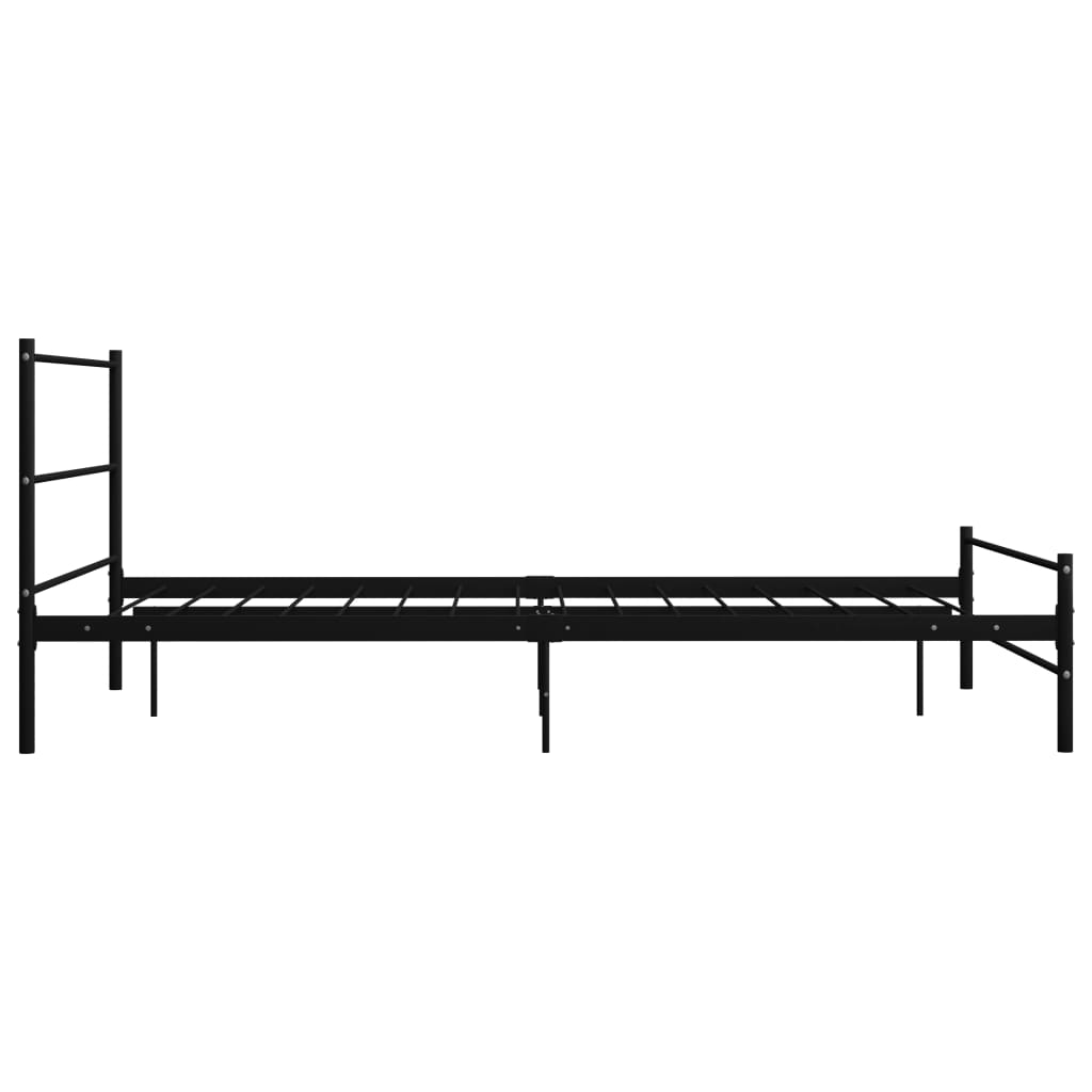 Okvir za krevet crni metalni 120 x 200 cm