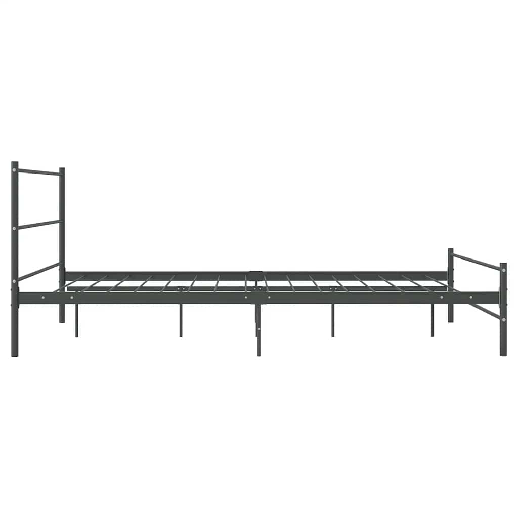 Okvir za krevet bez madraca sivi metalni 140 x 200 cm