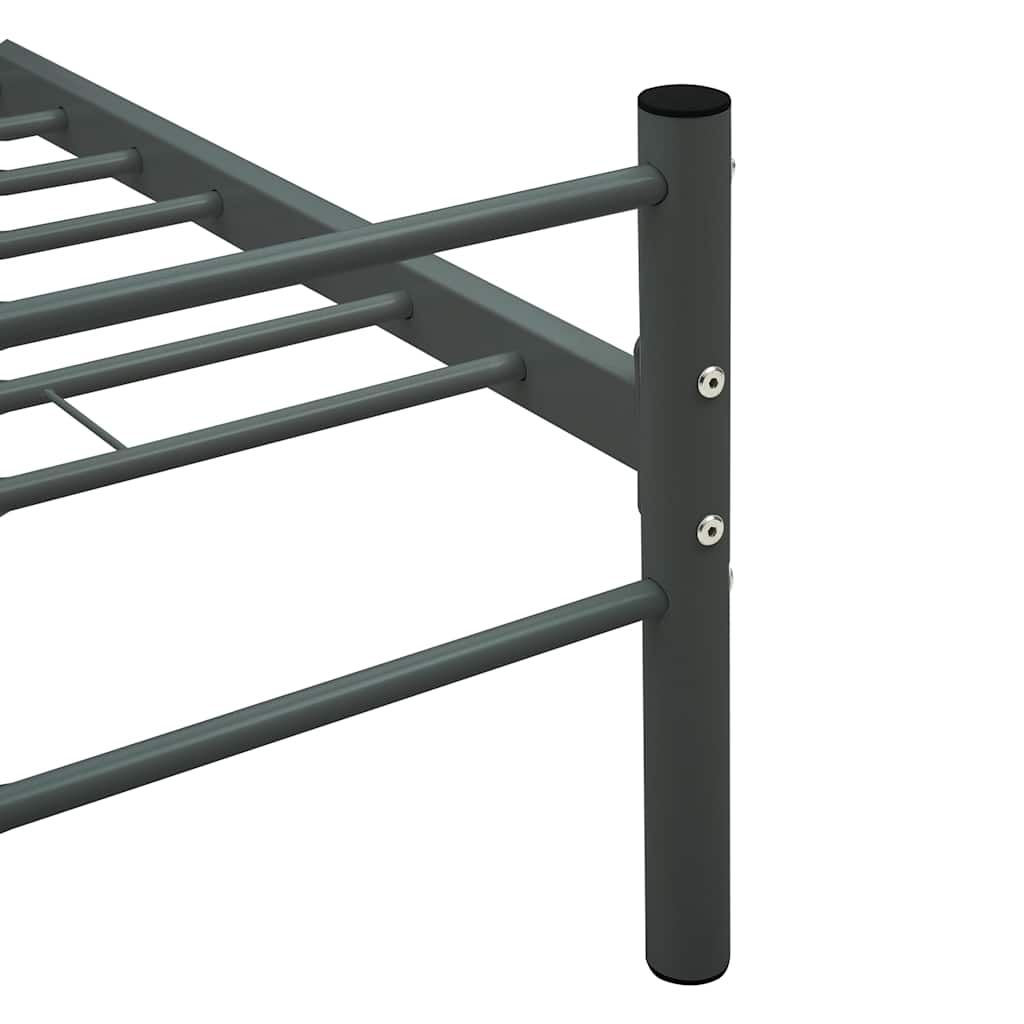 Okvir za krevet bez madraca sivi metalni 140 x 200 cm