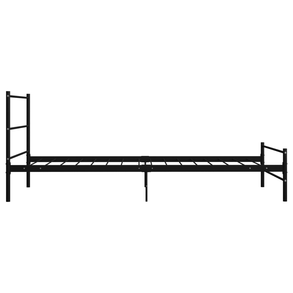 Okvir za krevet crni metalni 90 x 200 cm