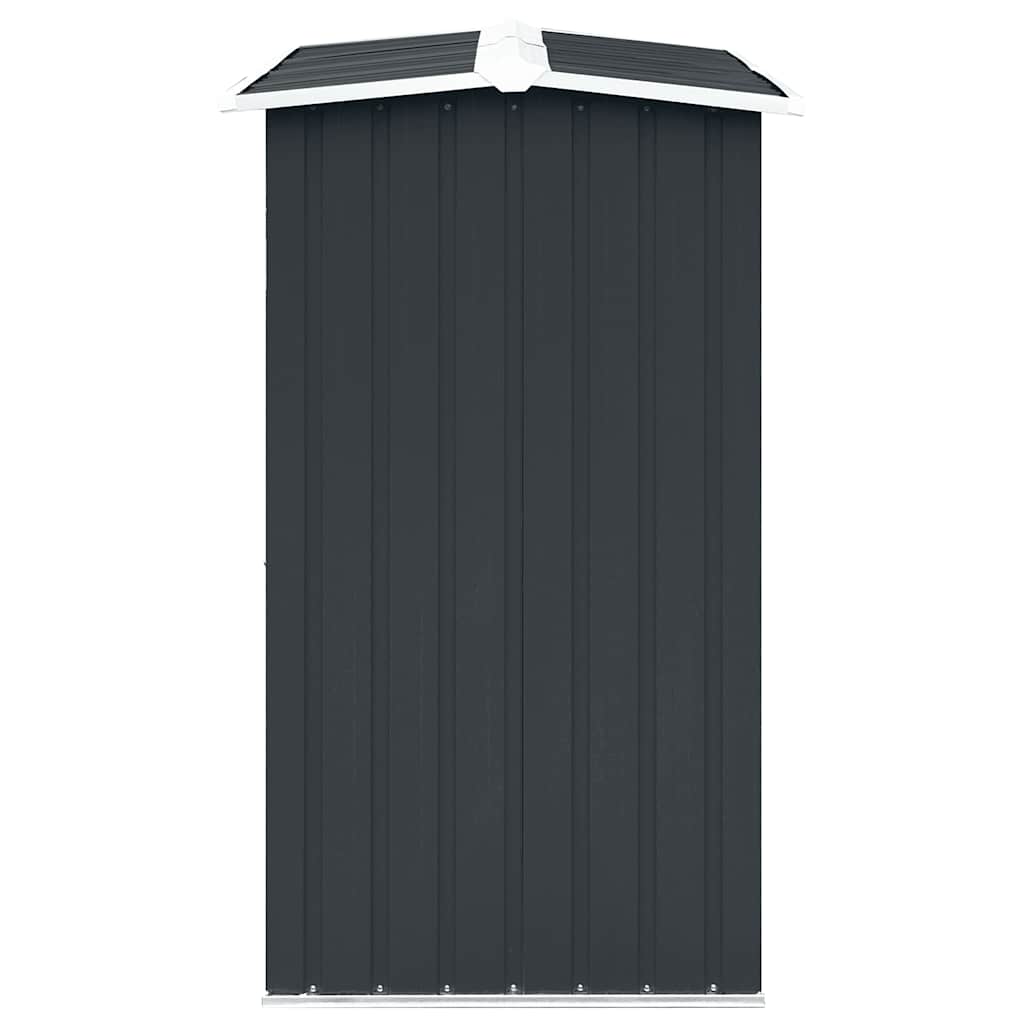 Vrtna ostava za drva od pocinčanog čelika 172x91x154 cm antracit
