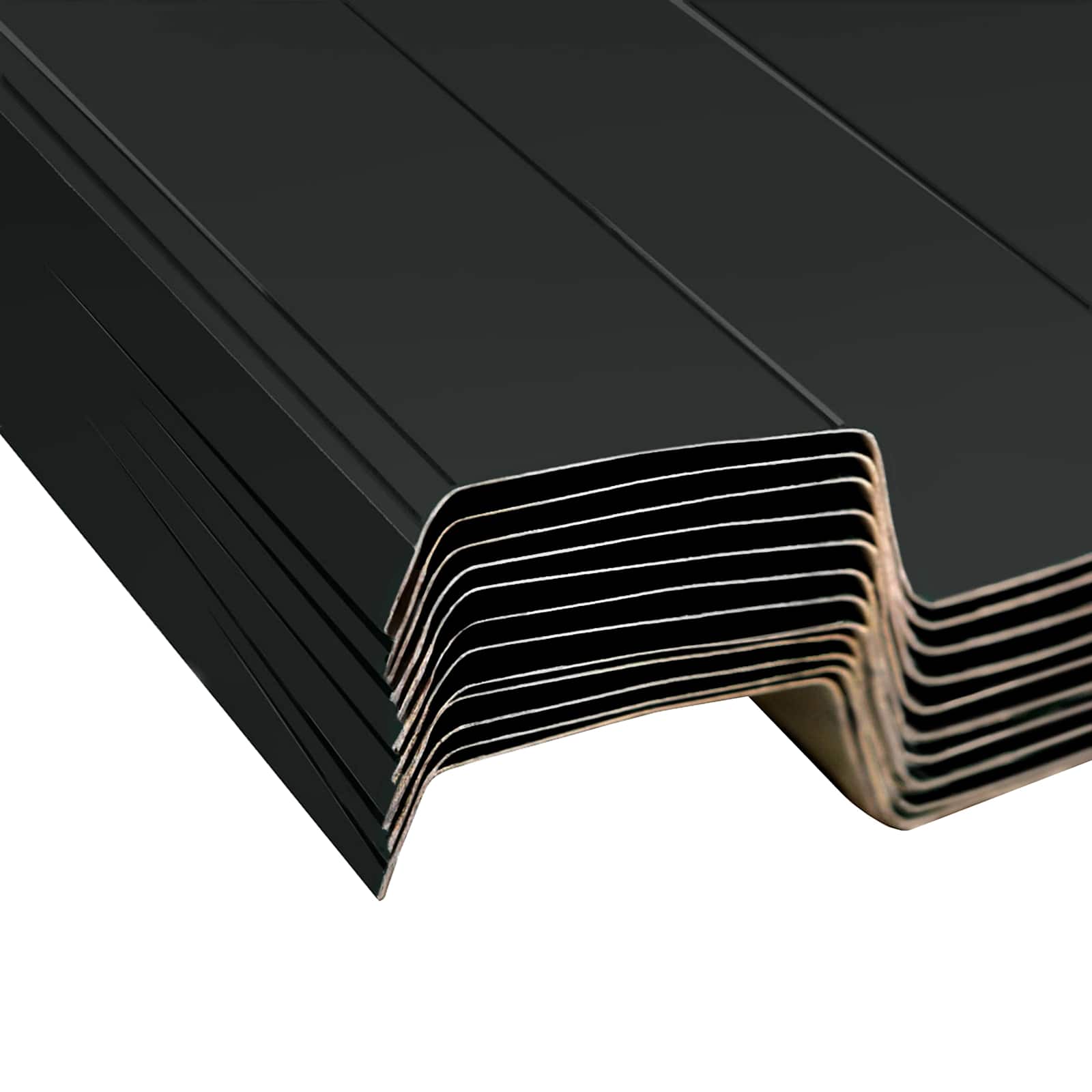 Krovni panel 12 pcs Antracit 129 x 45 cm Pocinčani čelik