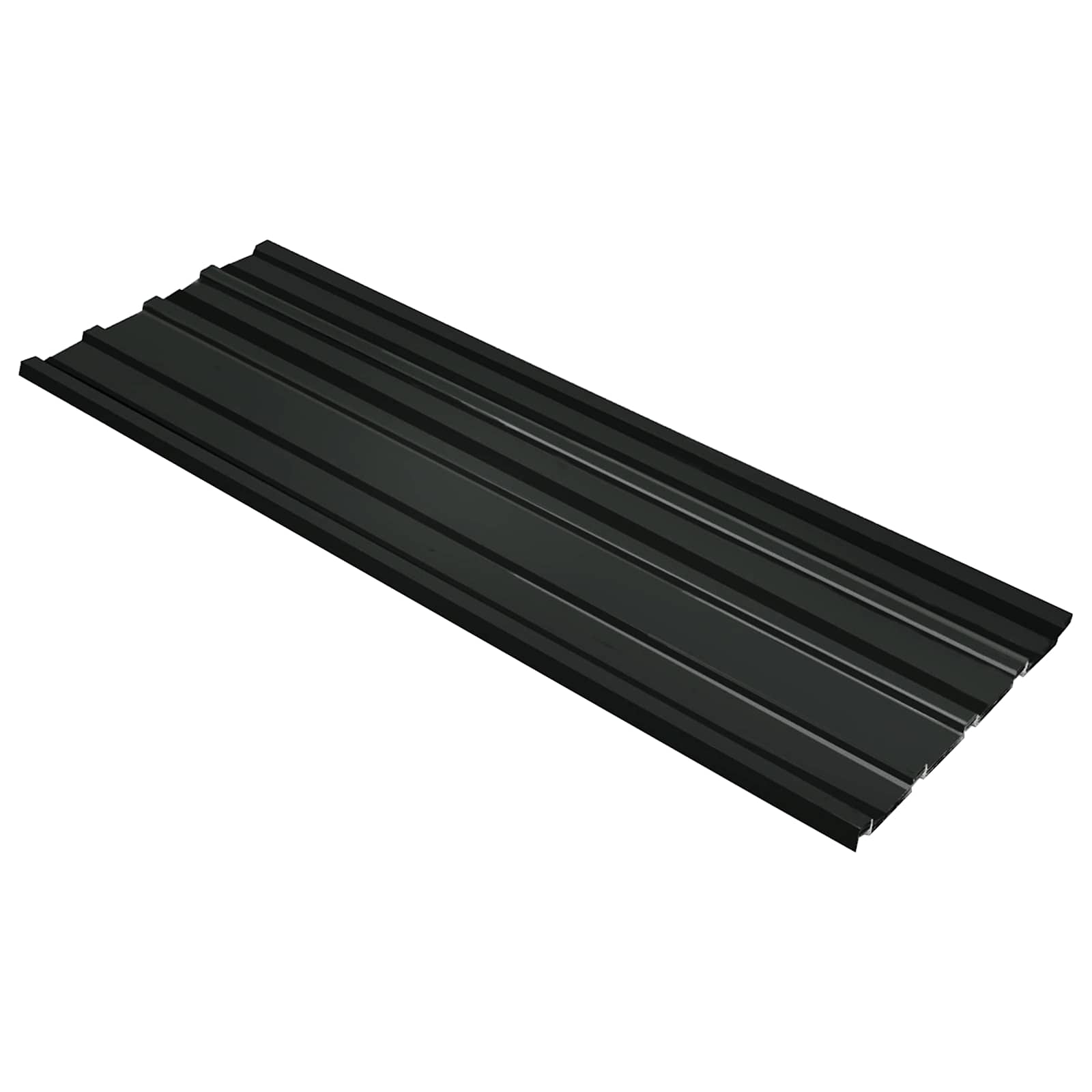 Krovni panel 12 pcs Antracit 129 x 45 cm Pocinčani čelik