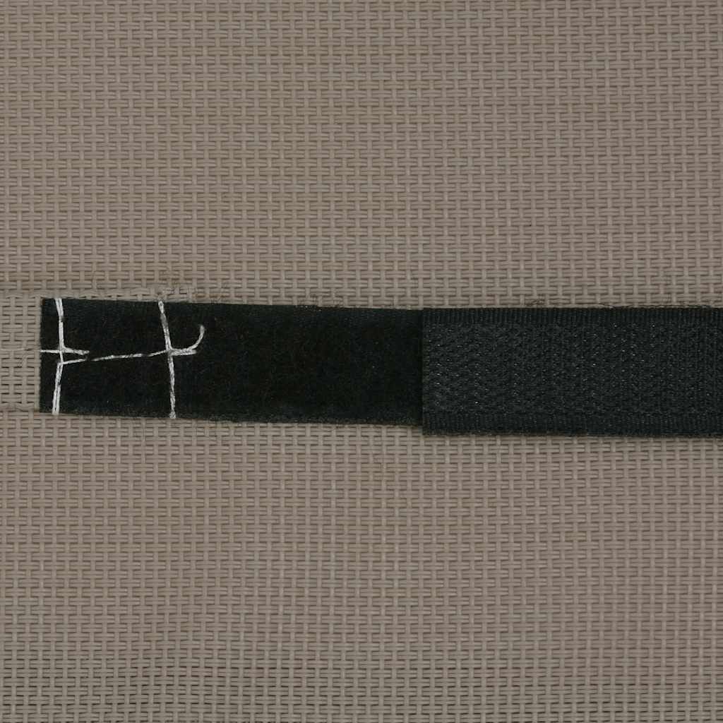 Naslon za glavu za ležaljku smeđe-sivi 40x7,5x15 cm tekstilen