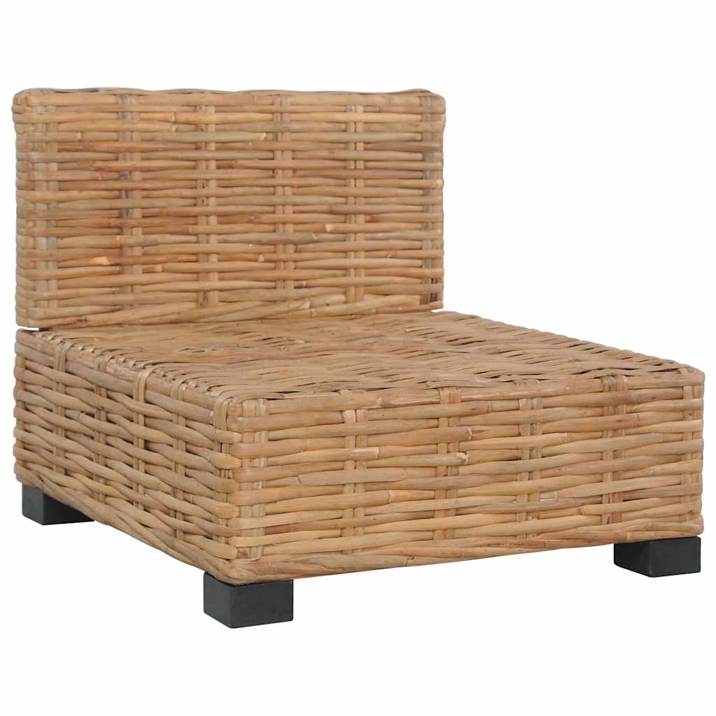 Sofa bez naslona za ruke s jastucima od prirodnog ratana