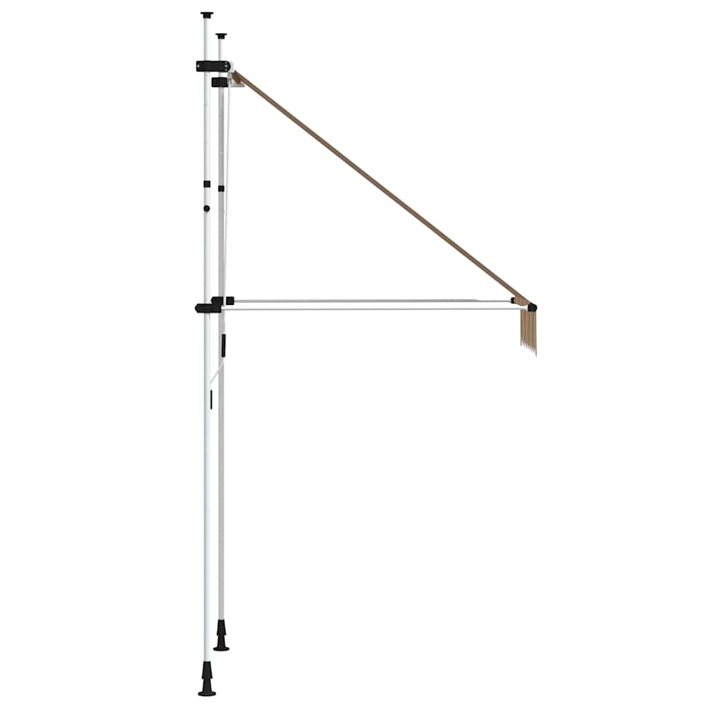 Tenda na ručno uvlačenje 100 cm žuto-plava prugasta