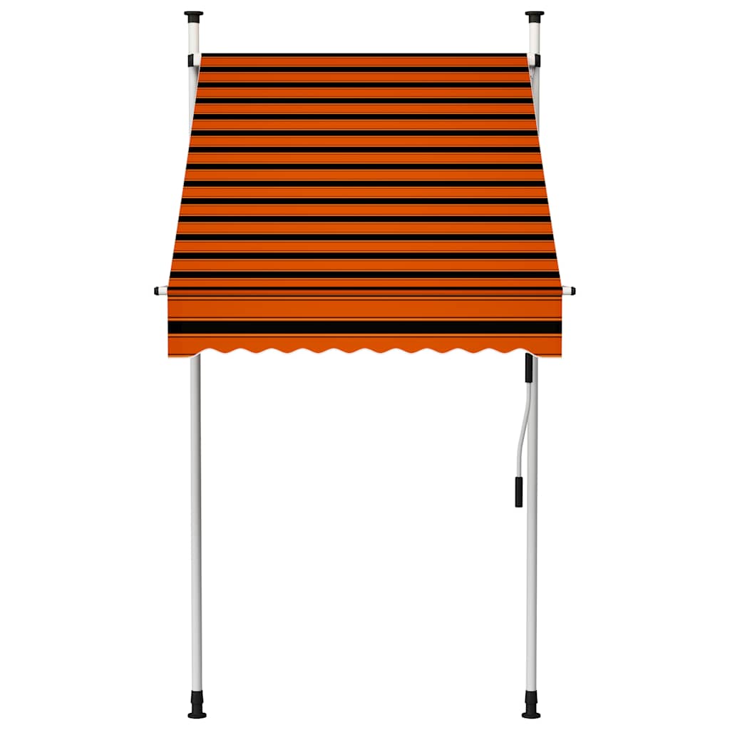 Tenda na ručno uvlačenje 100 cm narančasto-smeđa