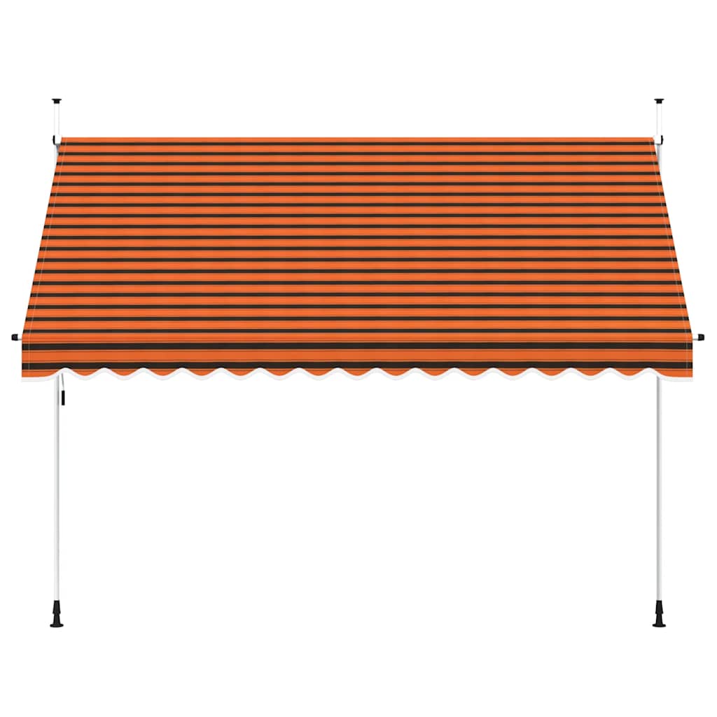 Tenda na ručno uvlačenje 350 cm narančasto-smeđa