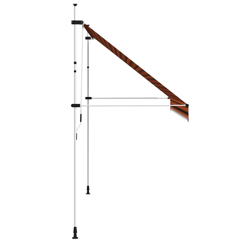 Tenda na ručno uvlačenje 350 cm narančasto-smeđa