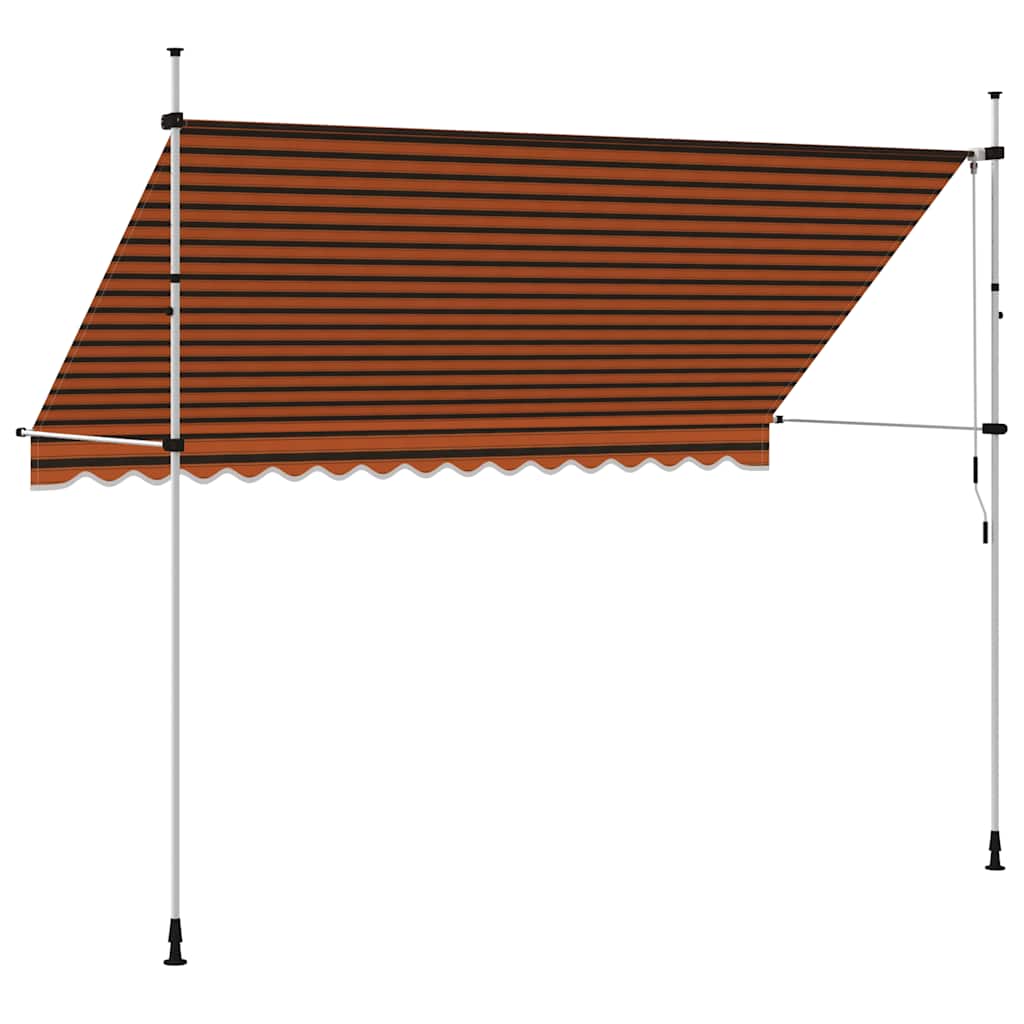 Tenda na ručno uvlačenje 350 cm narančasto-smeđa