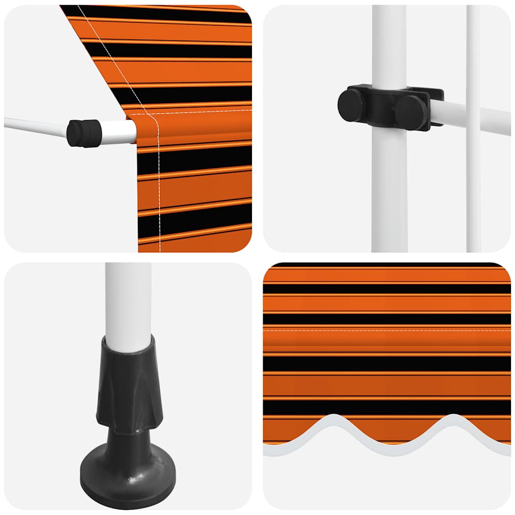 Tenda na ručno uvlačenje 350 cm narančasto-smeđa