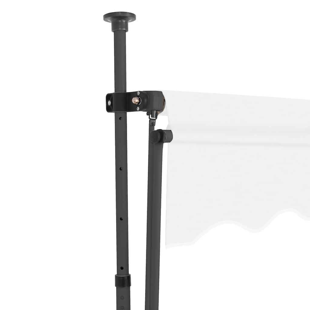 Tenda na ručno uvlačenje s LED svjetlima 250 cm krem