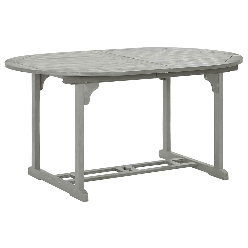 Vrtni stol sivi 200 x 100 x 75 cm od masivnog bagremovog drva