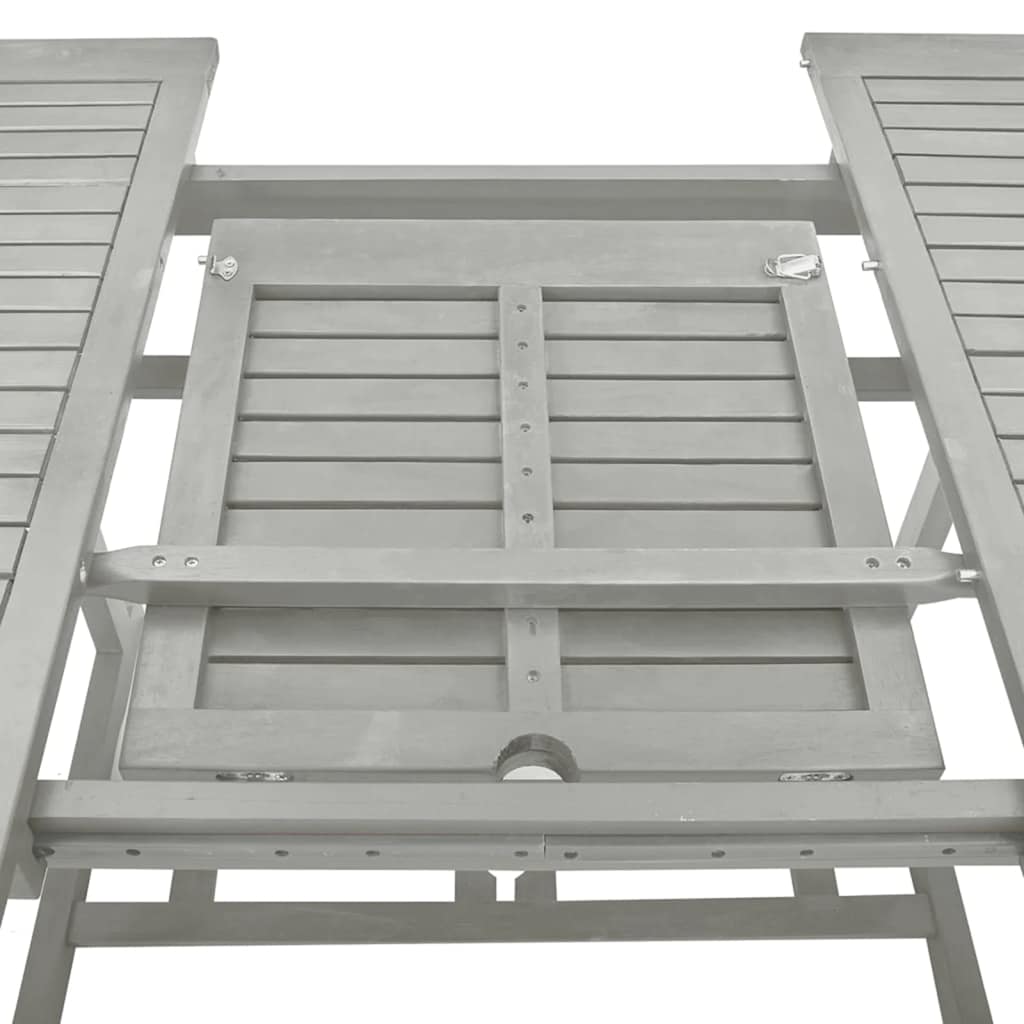 Vrtni stol sivi 200 x 100 x 75 cm od masivnog bagremovog drva