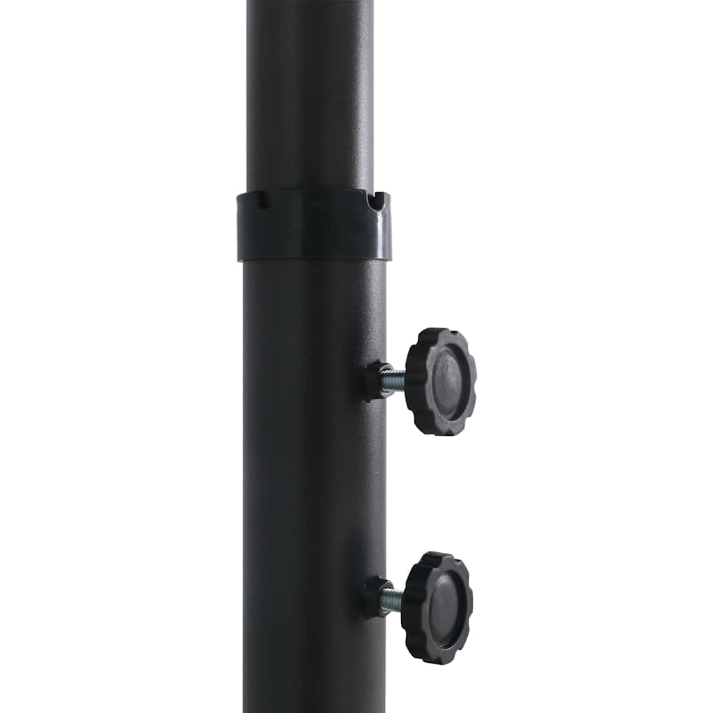 Vanjski suncobran s aluminijskim stupom 460 x 270 cm plavi