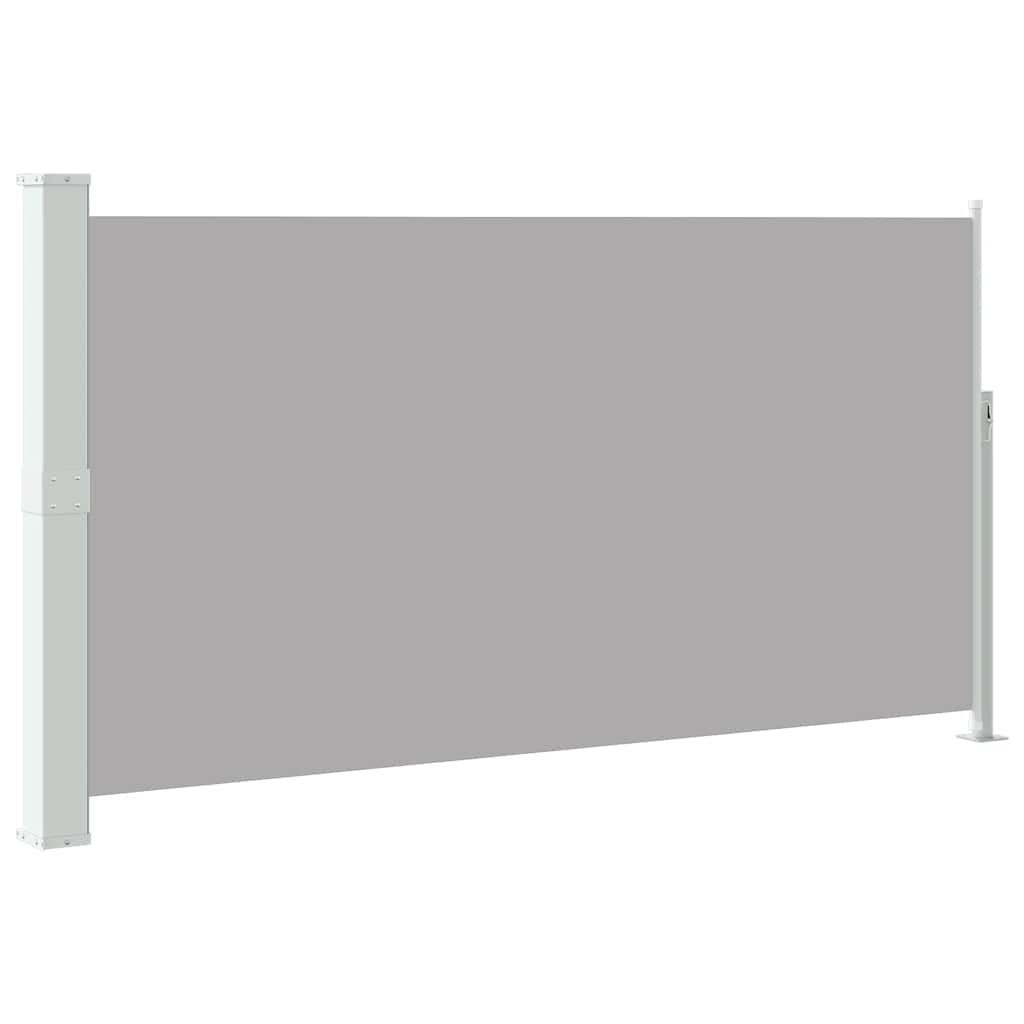 Uvlačiva bočna tenda za terasu 170 x 300 cm siva