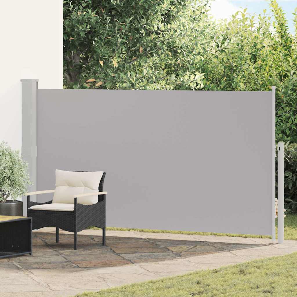 Uvlačiva bočna tenda za terasu 170 x 300 cm siva