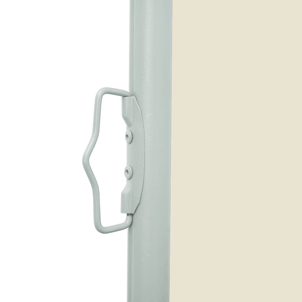 Uvlačiva bočna tenda za terasu 120 x 500 cm krem