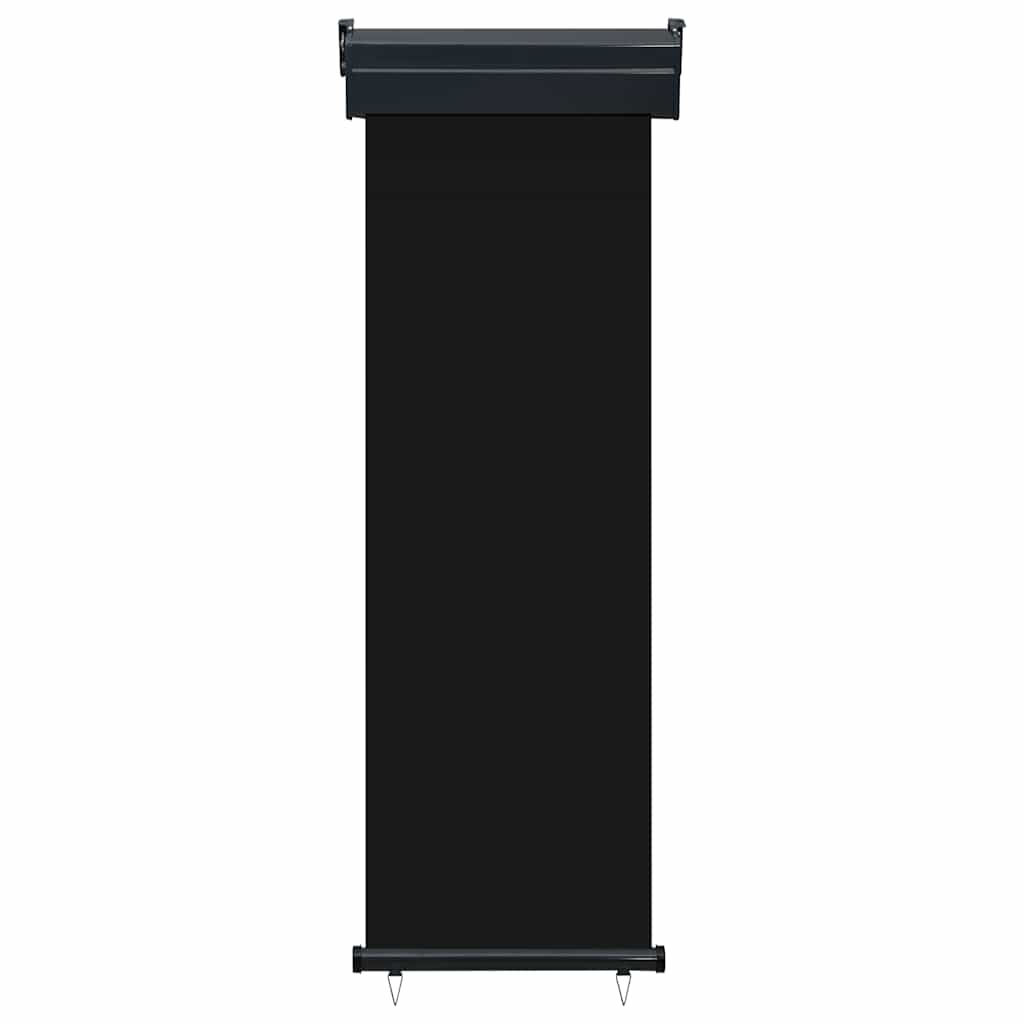 Balkonska bočna tenda 65 x 250 cm crna