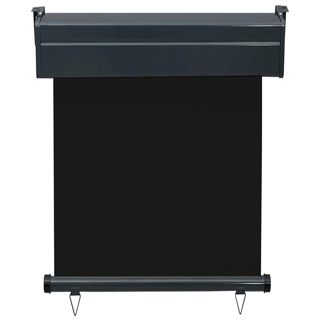 Balkonska bočna tenda 65 x 250 cm crna